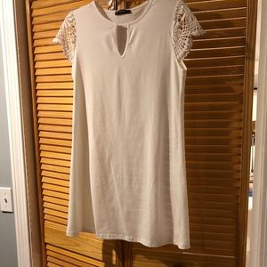Woman’s Little White Summer Dress